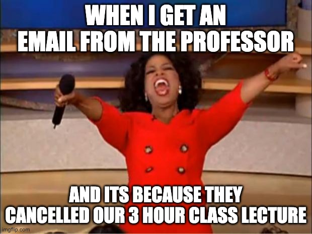 A student-life meme